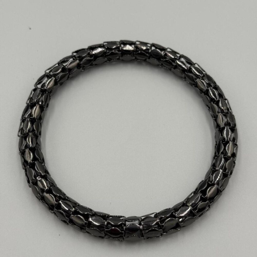 Dark Grey Metal Bangle